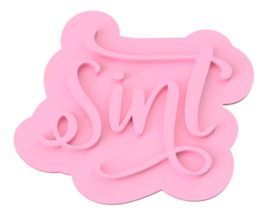 SINT letters cookie stempel & cookie cutter - 2 delig