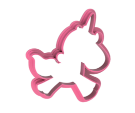 Unicorn Lesly cookie cutter