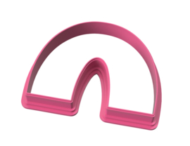 Regenboog open cookie cutter