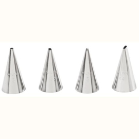 Wilton Decorating Tip Set Writing #3, #55, #13, #44