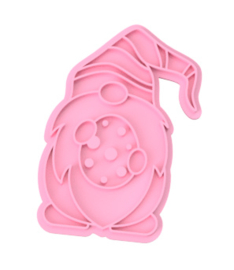 Gnome paasei stempel & cookie cutter 2 delig