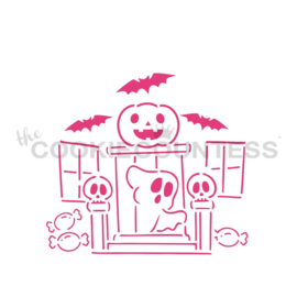 Spooky Shack - 4 Piece Stencil