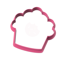 Cupcake cookie cutter