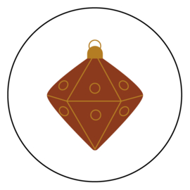 kerstbal cookie cutter