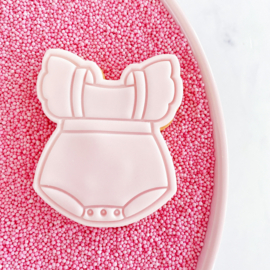 Romper meisje 2 stempel  & cookie cutter - 2 delig