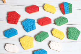 Lego cookie stempel & cookie cutter 2 delig