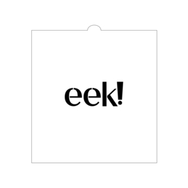 eek! passende cookie cutter met stencil