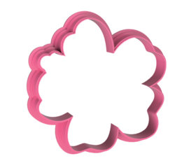 Hibiscus cookie cutter