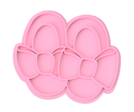 Pantoffels stempel & cookie cutter 2-delig