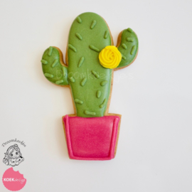 Cactus 3 cookie cutter & stencil