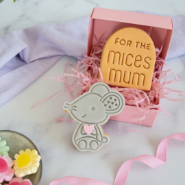 Mices MUM & muis stempel & cookie cutters - 4 delig