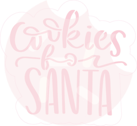 Cookie's for Santa cutter & stencil set