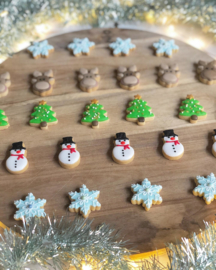 Kerst mini set 2019 cookie cutter - 5 pieces -