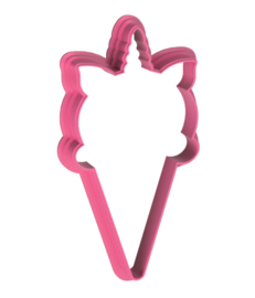 Unicorn hoorn ijsje cookie cutter