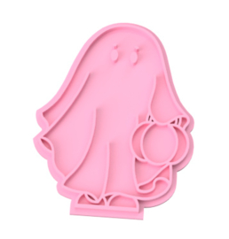 spookje met pompoen & cookie cutter - 2 delig