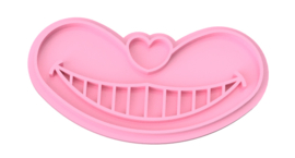 Kat smile - stempel  & cookie cutter - 2 delig