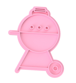 BBQ stempel  & cookie cutter - 2 delig