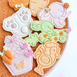 Bunny auto & cookie cutter 2 delig