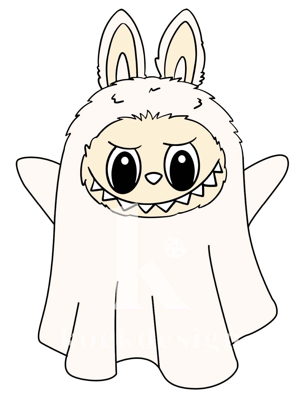 La bubu   spook  9 cm cookie cutter