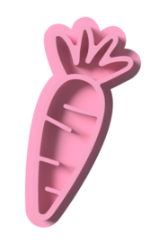 mini wortel stempel & cookie cutter - 2 delig