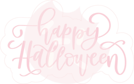 Happy halloween cutter & stencil set