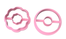 donut stempels & cookie cutters 4 delig