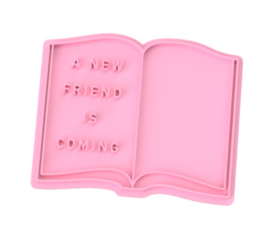 Boek zonder tekst  & cookie cutter - 2 delig