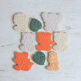 beertje baby stempel  & cookie cutter - 2 delig