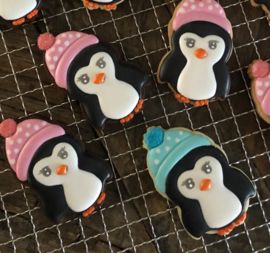 Pinguïn  cookie cutter & stencil