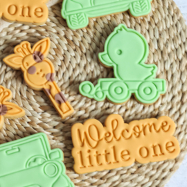 Welcome little one & cookie cutter - 2 delig