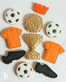 Voetbal stempel & cookie cutter