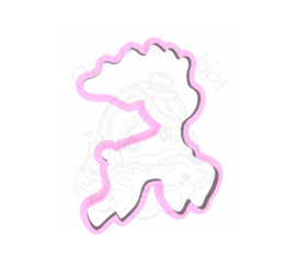 Vliegend rendier cookie cutter