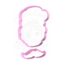 3D kerstman cookie cutter