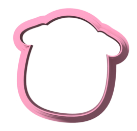 squishmallow - easter schaap cookie cutter