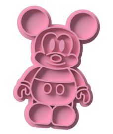 Mouse stempel  & cookie cutter - 2 delig