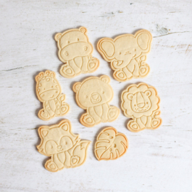 beertje baby stempel  & cookie cutter - 2 delig