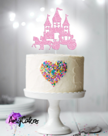 PRINCESS CARD TOPPER - PINK