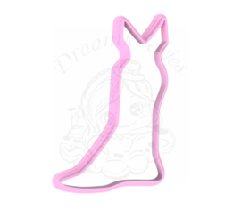 Trouwjurk cookie cutter