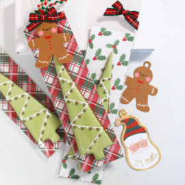 Inlay KERST 6 by 21 cm
