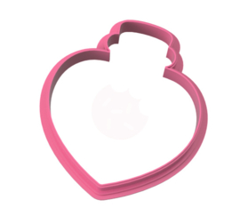 Liefdesflesje cookie cutter