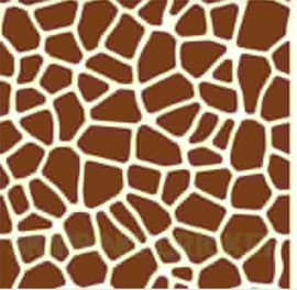 Giraf cookie stencil