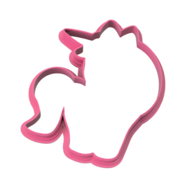 Unicorn shine cookie cutter