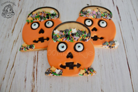 Halloween candy pot cookie cutter