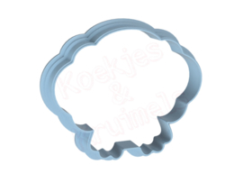 Plaque pasen  cookie cutter 7,5 cm