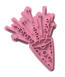 Feest confetti stempel & cookie cutter 2-delig