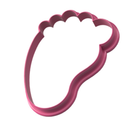 Baby voet cookie cutter