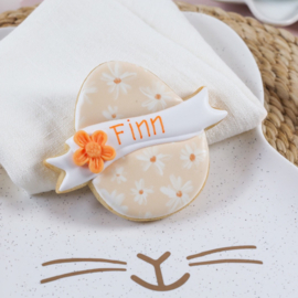 Ei met ribbon cookie cutter