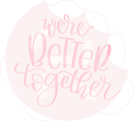 We are better together cutter & stencil set