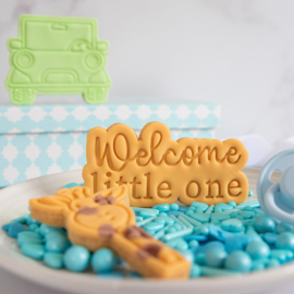 Welcome little one & cookie cutter - 2 delig