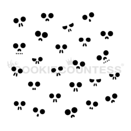 Cute Skeleton Heads 2 Piece